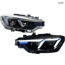 Тунинг LED фарове BMW 3 F30 F31 Халоген 2013-2018 визия на G серия – LS20